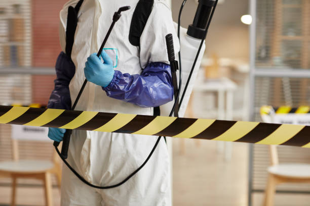 Professional Biohazard Cleanup technician working in Corryton, TN